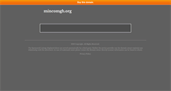 Desktop Screenshot of mincomgh.org